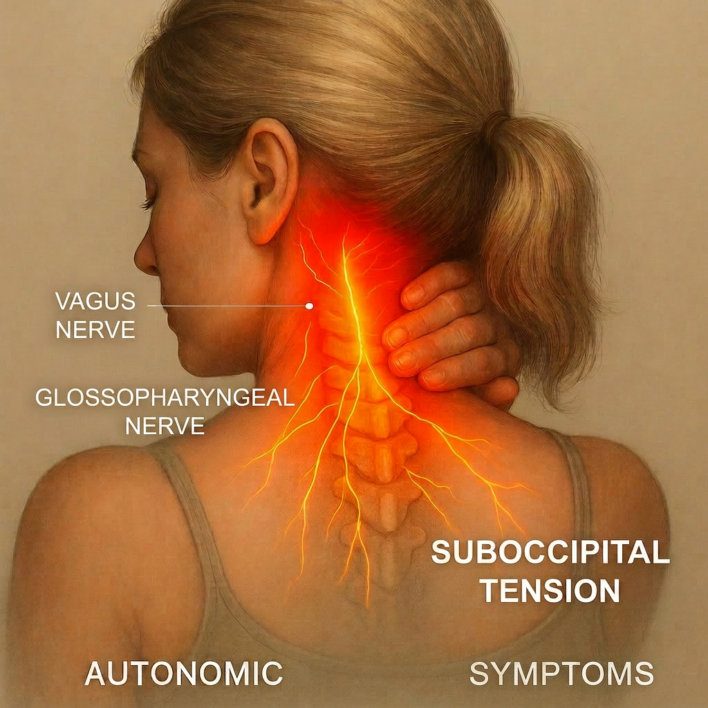 Nervous system stuck in alarm mode illustration