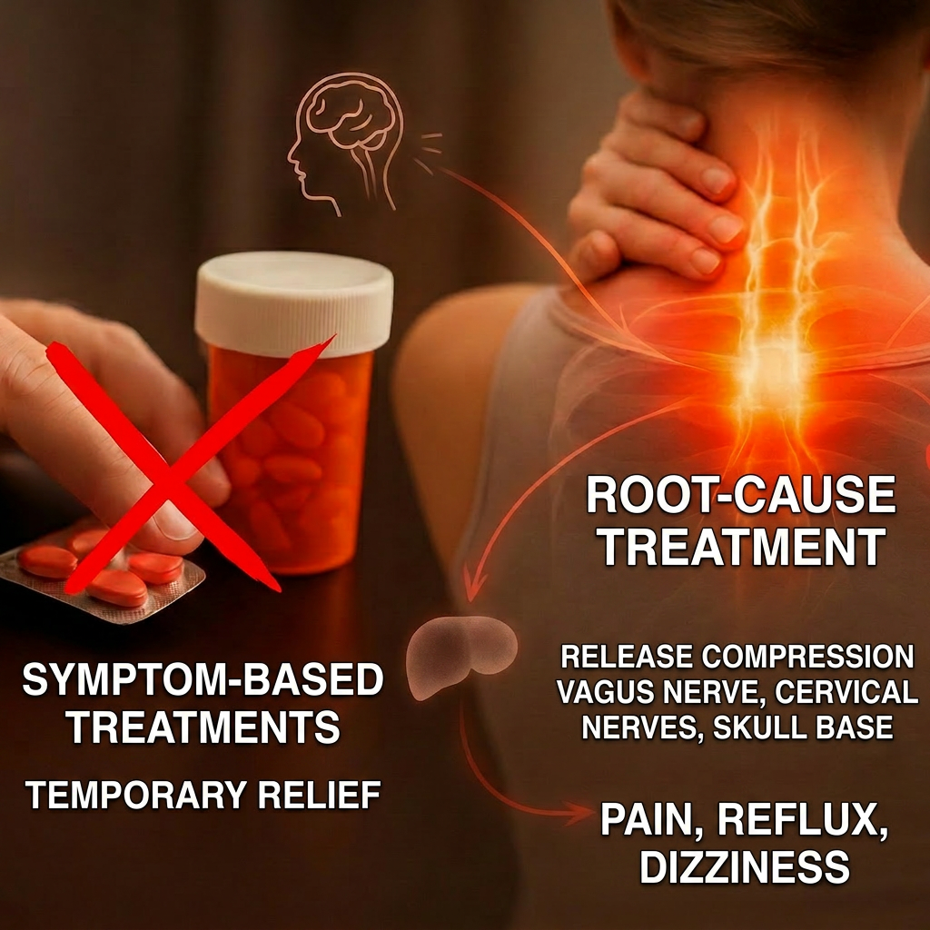Symptomatic treatments vs root-cause treatment